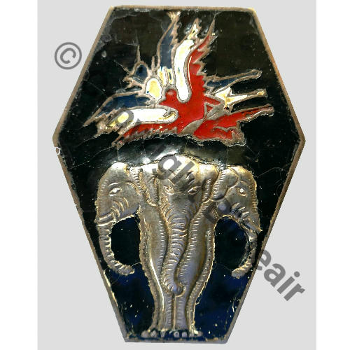 41.GB  11.1942 GB du Gp Aerien Nord DRILLE.B.2.41 + DRILLE.B 2.42  SM Bol Dos lisse Elephants Emboutis et relief Src.LivreTh.LECLERE 